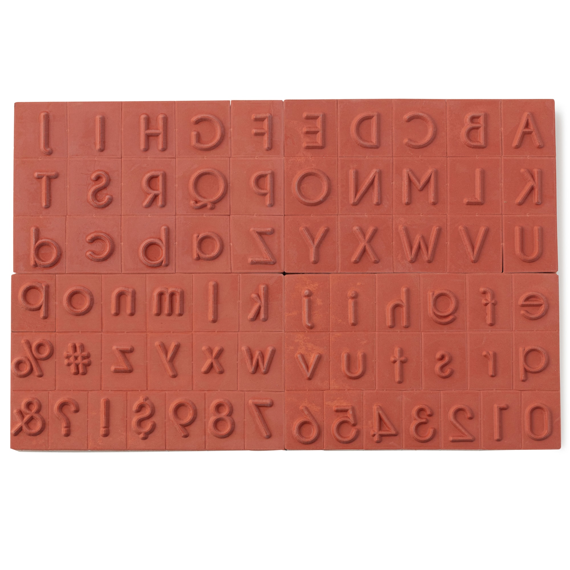 6 Pack: Modern Alphabet Wood Stamp Set by Recollections™